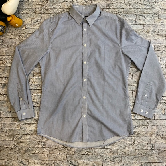 H&M Easy Iron Sim Fit Top M - Picture 2 of 8